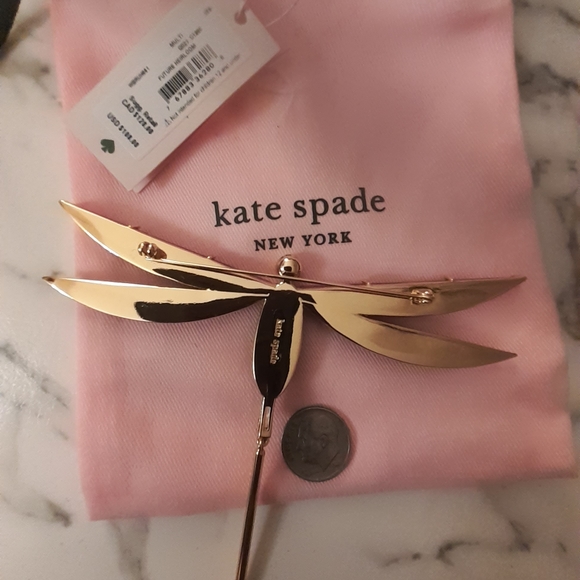 Nwt Authentic Kate Spade Dragonfly brooch defect - Picture 3 of 5